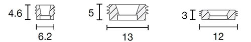 Oxyseal-Standardgrößen