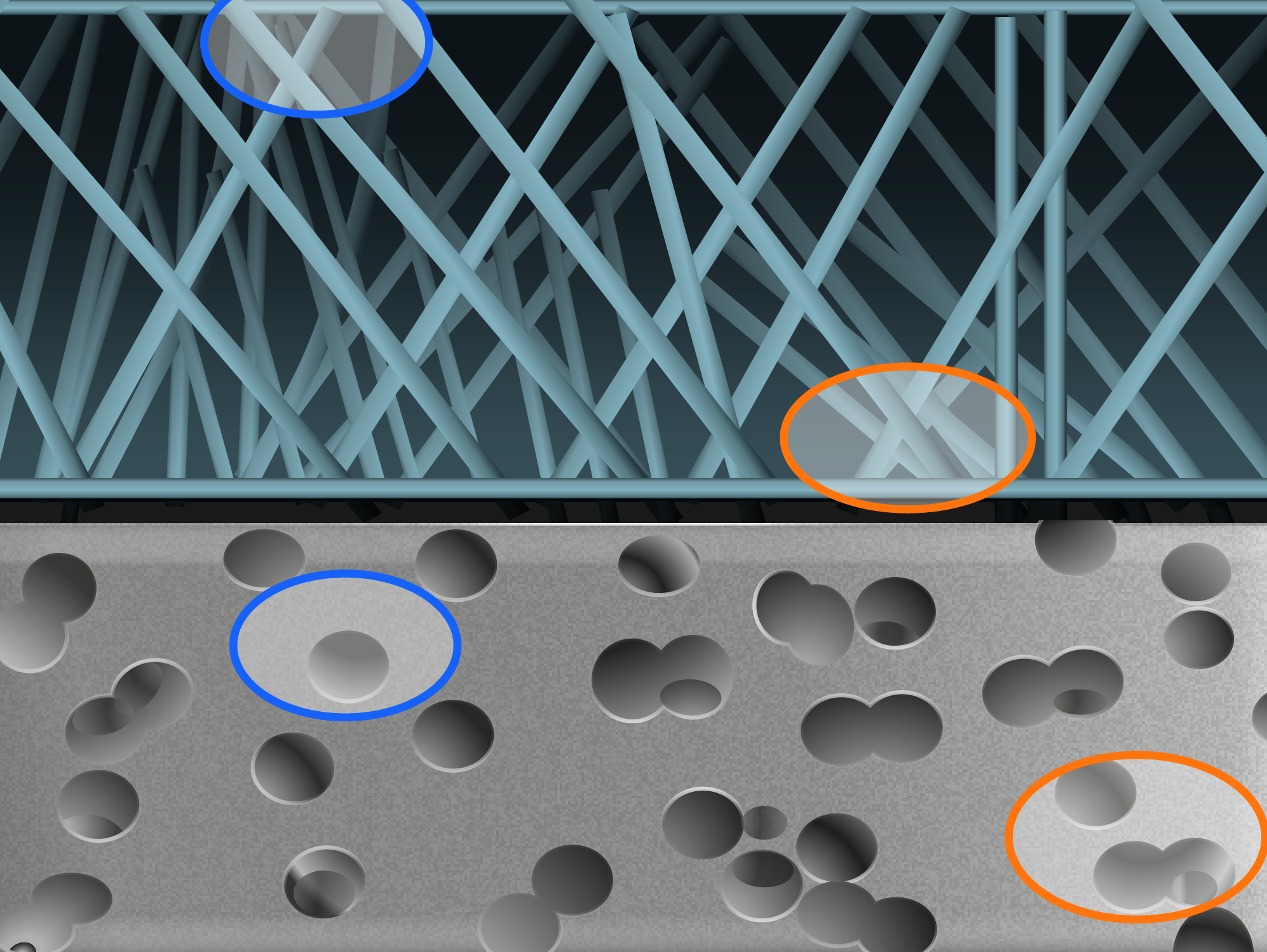 Track-etched membranes unique two step process manufacturing